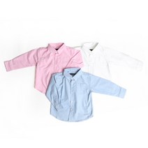 세인트키즈 베이직 옥스포드 아기셔츠