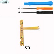 YuXi L/R SL SR 버튼 키 플렉스 케이블 교체 부품 닌텐도 스위치 조이콘 NS 게임 컨트롤러 스크루 드라이버, 06 SR with Tool