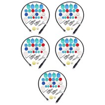 차량용 광택기 5/8Inch & M14 스레드와 5X 미니 세부 폴리 셔 샤프트 자동차 폼 드릴 연마 패드 키트, 01 분홍색