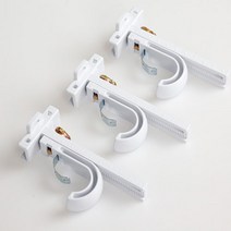 누구나 프리미엄 조절 브라켓 (화이트) 3개입