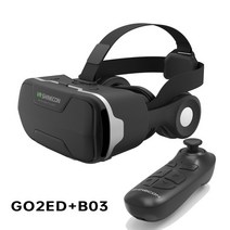 오클러스 트레드 밀 바이브트래커 arVr Shinecon G02ED realidade 가상 VR 안경 상자 스테레오 헬멧 헤드, 한개옵션1, 02 G02ED B03