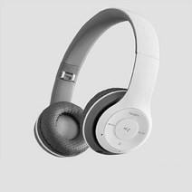 BTH-02 아이폰14 프로 맥스/ 무선 블루투스 헤드셋, 화이트