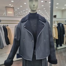 [시슬리] 양털카라리얼무스탕 (SALE31161 네이비)