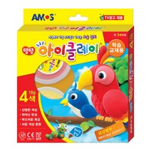 아모스 탱탱 아이클레이 세트, 02 아이클레이 학습교재용 4색