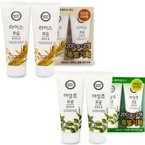 청성기업 해피바스 어성초 모공 클렌징폼 라이스 보습 클렌징 2개 기획세트, 해피바스 라이스보습 클렌징폼2개세트