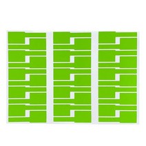 고주파실링기 30Pc 케이블 라벨 스티커 방수 식별 태그 레이저 프린터 M89B 와 함께 작동, [04] green