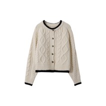 부드러운 스웨터 트위스트 카디건 블라우스 여성의 스웨터 겨울 새로운 한국어 버전