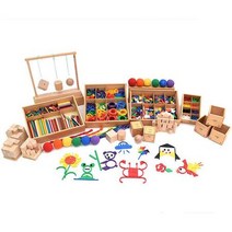 어린이집 가베 교구 세트 11종 수리력 관찰력 두돌 아기 설날 크리스마스선물 유아 엄마표 도형 명절