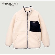 행텐주니어 리사이클 타프트퍼 플리스 집업 아이보리_NC불광점