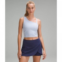 룰루레몬 에버럭스 애시메트리컬 테니스 탱크 상의 - 블루 리넨 티셔츠 탱크탑 324831