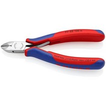 크니펙스 도구 - 카바이드 금속 커팅 엣지가 있는 전자 대각선 커터 멀티 컴포넌트 7702120H KNIPEX