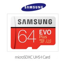 삼성전자 기어 360 SM-C200NZWAKOO 외장메모리카드 64G EVO Plus, 64GB