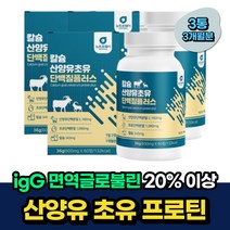 면역글로불린 초유 단백질 분리 농축 유청단백 보조제 비움샵 수술후 중년 노인 시니어 임산부 산후조리 50대 60대 70대 식약처인증 산양유 프로틴 BCAA 류신 아미노산 함유