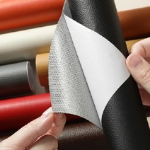 인조 가죽스티커 가죽 수선패치 소파 리폼 (137cm x 50cm), 블랙