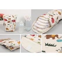 동물 캐릭터 출산선물 방수파우치 기저귀백 나들이 백인백 아기엄마가방 보모