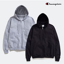챔피온 S800 파워블랜드 기모 후드집업 01.블랙L