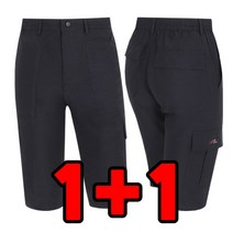 늑대와여우 1+1원플러스원 남자 여름 7부바지 쿨 기능성 등산복 작업복 빅사이즈