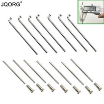 자전거스포크 자전거휠셋 5 개 많은 13G 직경 23mm 304 스테인레스 스틸 스포크 J벤드 동일한 조명 실버 색상 전기 자전거, Length 145mm