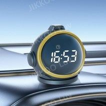 자동차 속도계 시계 차량 시계 디스플레이 모션 인식 GPS 마일 고도계 표시, 블랙, OBD