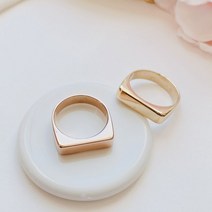 [써지컬스틸] 소프트 스퀘어 반지 (4mm)