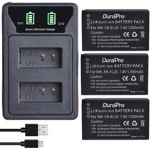 ENEL20 EN EL20 ENEL20a 배터리 니콘 1 j1 1 J2 1 J3 1 S1 1V3 Coolpix P1000 AW1, 03 Charger and 3Battery