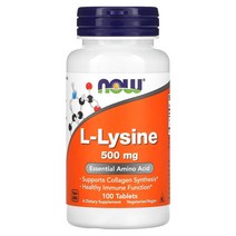 나우푸드 L라이신 L-Lysine 500mg 100정