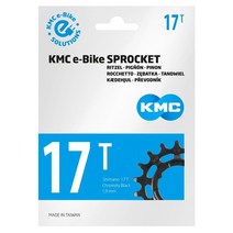 KMC 시마노 E-바이크 332 피니언, 18t Chromoly Black