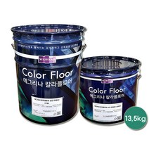 노루페인트 에폭시페인트 예그리나 칼라플로어 상도 13.5kg, 스카이블루