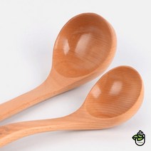 살림도우미 밤나무 원목 국자 찜 사골 요리 음식 식당, 사이즈