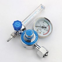 유량측정기 flowmeter manometer cylinder gauge 복합가스측정기 아르곤측정기아르곤 가스 유량계 레귤레이터 충격 방지 압력 감속기 게이지 아르곤 용 52, A