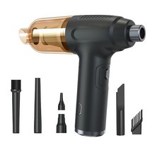 송풍기 터보 블로워 낙엽 청소기 충전세차용 눈날리는 기계 핸드 헬드 키보드 섀시 창 개똥 얼룩 제거용 2, 02 Black