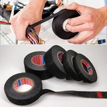 내열테이프 TESA 테이프 51608 접착 천 패브릭 배선 베틀 하네스 25mm 19mm 15mm 9mm