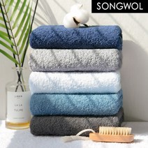 송월타월 오브제 세면타올, 스카이, 1장