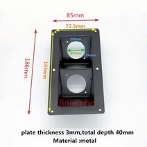 스피커 방진패드 스피커망 흡음판 터미널 플레이트 4/8 극 SpeakOn 암 커넥터 소켓 입력 전문 오디오 무대 라인 어레이용 1 개, 4 Pole connector