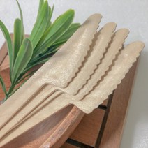 코디마트 일회용 디저트 나무 나이프 160mm, 1팩, 100개