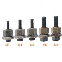 팝너트건 5pls/set 핸드 리벳 너트 공구 헤드 수동 터 용 M3 M4 M5 M6 M8, 한개옵션0