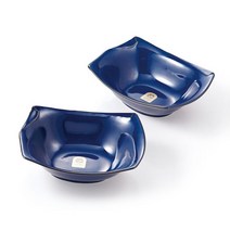 크라운셀렉션 크라운셀렉션 인디고블루 직사각 샐러드볼 대 2p, 단일옵션