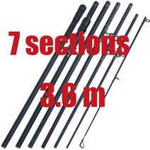 중국낚시대 가성비 초경량 초리대 sougayilang 3.0m 3.6m 67 섹션 잉어, 6sections 3.0m