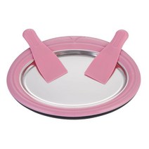 젤라또머신 식당 소프트 아이스크림 기계 메이커 가정용 요거트 기 소형 DIY 전자동 아이스크림 미니 플러그 프리 얼음판, 01 러블리 핑크【보내기2삽】