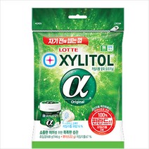 롯데제과 자일리톨 알파 오리지날 168g x6, 6개