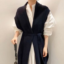 여성 드라마 연예인 갯마을 원피스 심플 느슨한 퍼프 슬리브 셔츠 V 넥 롱 신민아원피스