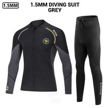 해녀복 해남복 스쿠버 다이빙 슈트 잠수복 네오프렌 수중 카이트 스피어피싱 자켓 바지, MT201 BK Wetsuit Men+4XL 100-1