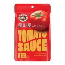 CJ제일제당 저녁메뉴추천 백설 토마토 스파게티소스 파스타 요리재료 150g 자취음식 가정간편식, 2개