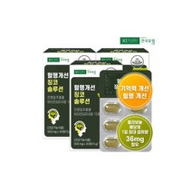 굿아이 루테인 맥스 30캡슐x3개(3개월) 눈건강, 건국유업 혈행개선 징코 솔루션