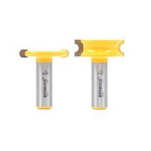 YONICO 13201 0.6cm14인치 비즈 2비트 카누 조인트 라우터 비트 세트 1.3, 1/4