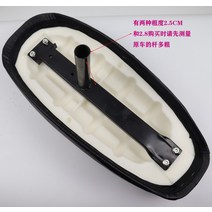 전동 킥보드 의자 액세서리 튜닝 안장 용품 3 미니 돌핀 카시트 전기병차 D 자전거 시트 두껍게 개조 2인승, 04 2.7더블방석+스탠드