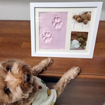 [당일발송]강아지발도장 강아지발바닥도장 반려견 반려묘 DIY 기념 장식 소품, 라이트핑크