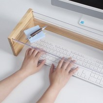 키보드 모니터 받침대 트레이 거치대 선반 정리 정리함 서랍 가드 테이블 덮개 요기 캣보드, 멀바우, 멀바우