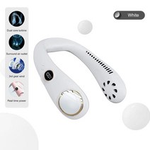 무시동 에어컨 이동식냉난방기 작은방 실외기없는 교수형 목 팬 에어컨 LED 디지털 디스플레이 USB 휴대용, 01 Neck Fan