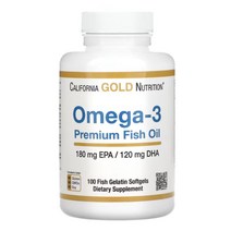 캘리포니아 CGN 도코사헥사엔산 오메가3 180 EPA 120 DHA 100정